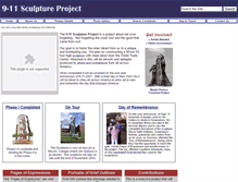 Tablet Screenshot of 9-11sculptureproject.org